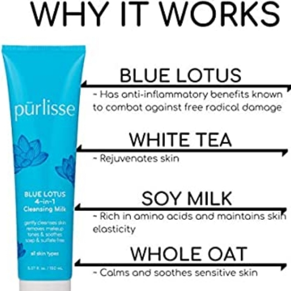 ☆purlisse Blue Lotus Seed Mud Mask & Exfoliant - Picture 4 of 7